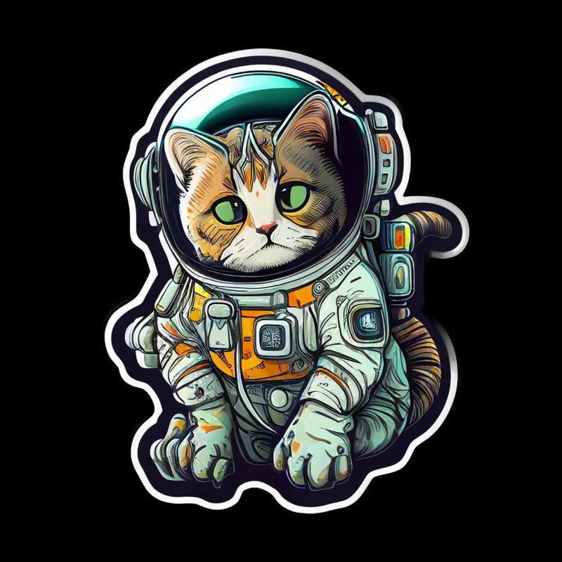 Meownaut astronaut cat for cat daddy