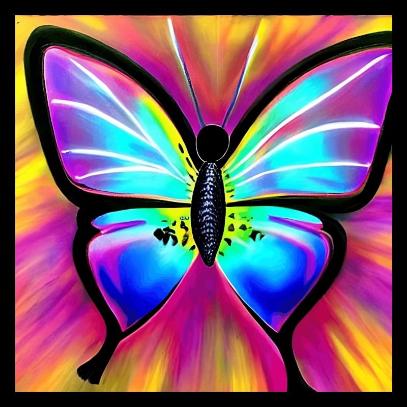 Papillon, coloré