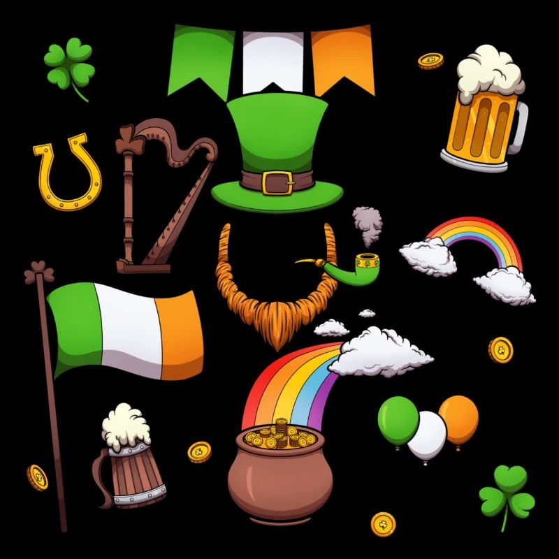 St. Patrick's Day Elemente