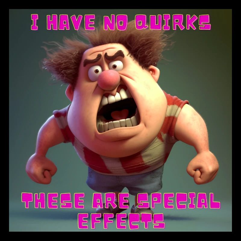 I have no quirks - these are special effects
