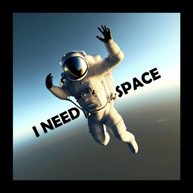 Astronaut I Need Space Lustig Funny