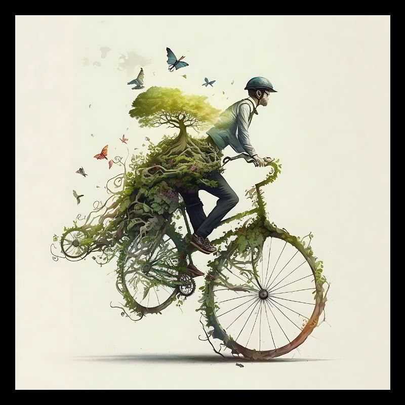 Life Is Like Riding A Bicycle You Must Keep Moving