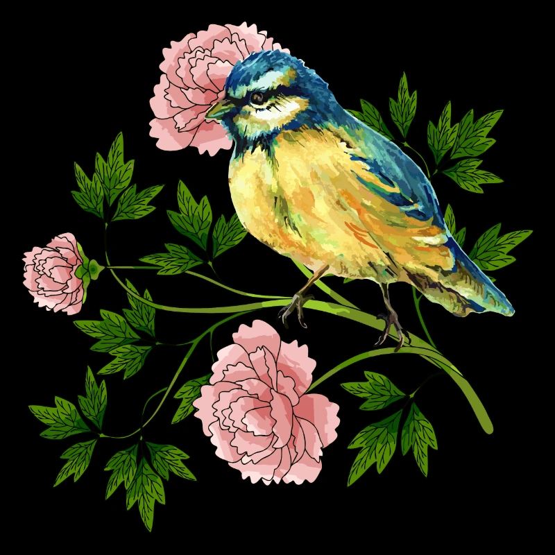 Bunter Vogel