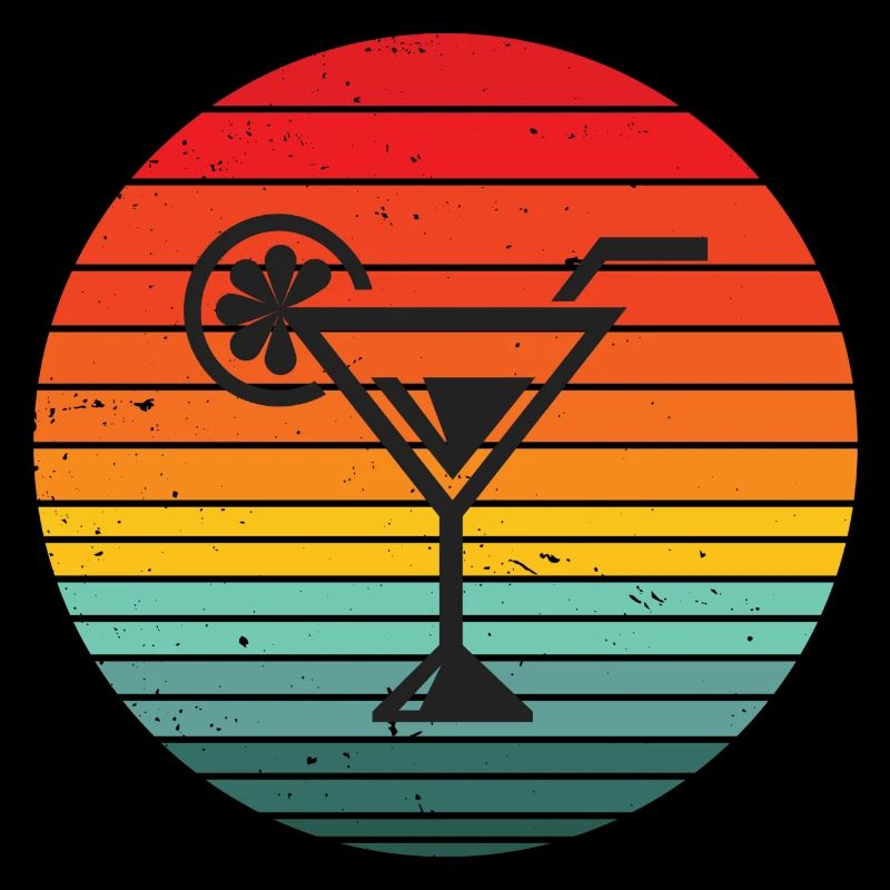 Cocktail summer sunset