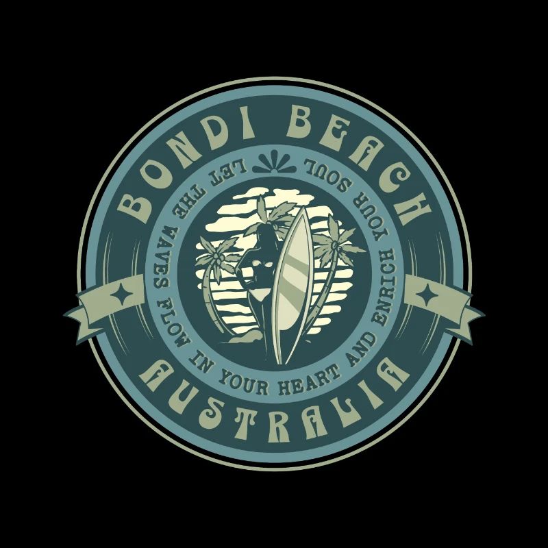 Bondi Beach Surfer Mädchen