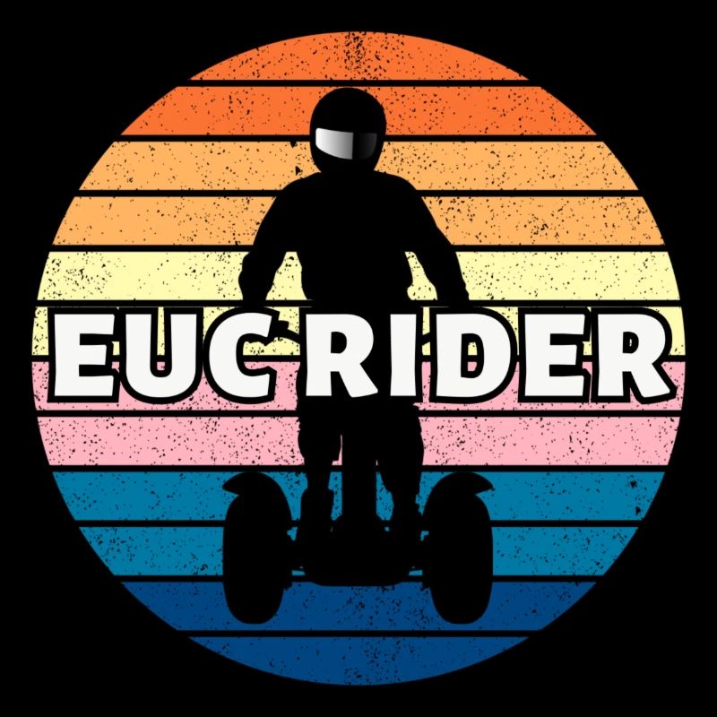 Elektrischer Einradfahrer. EUC-Reiter