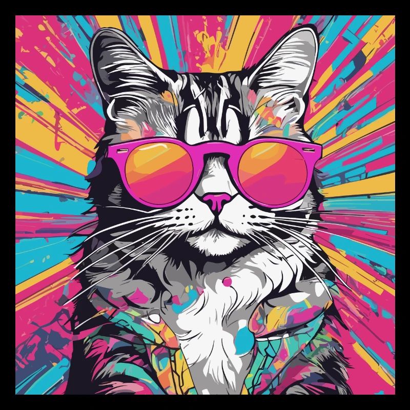 Neon Cat
