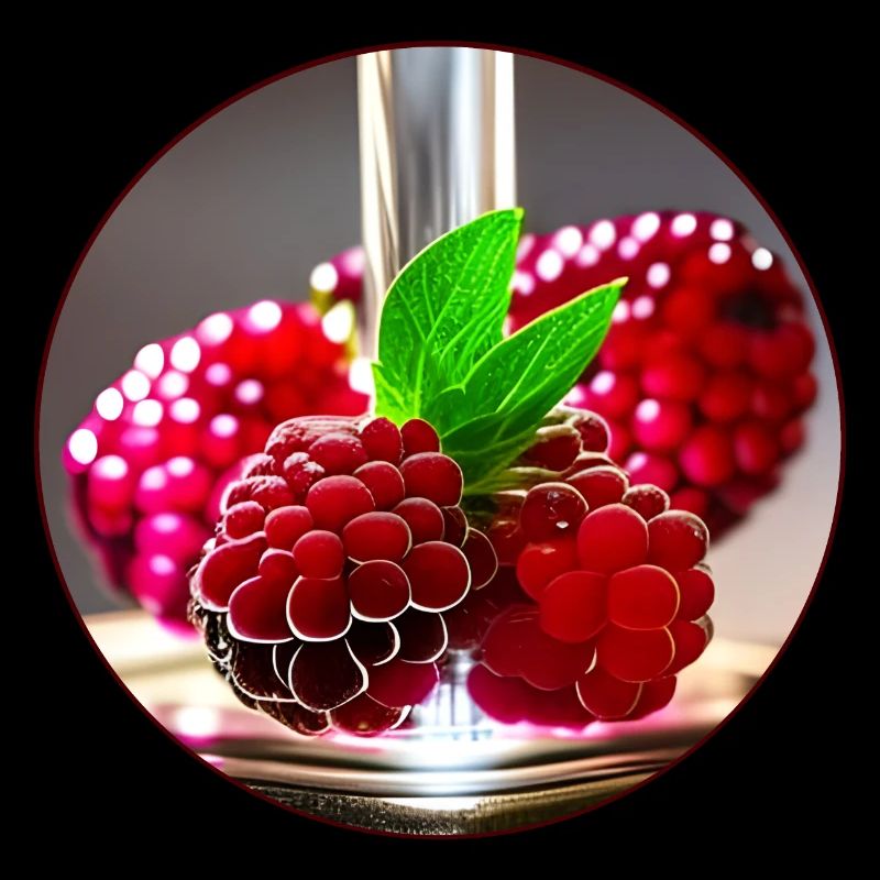 Sweet, moist, bright raspberry