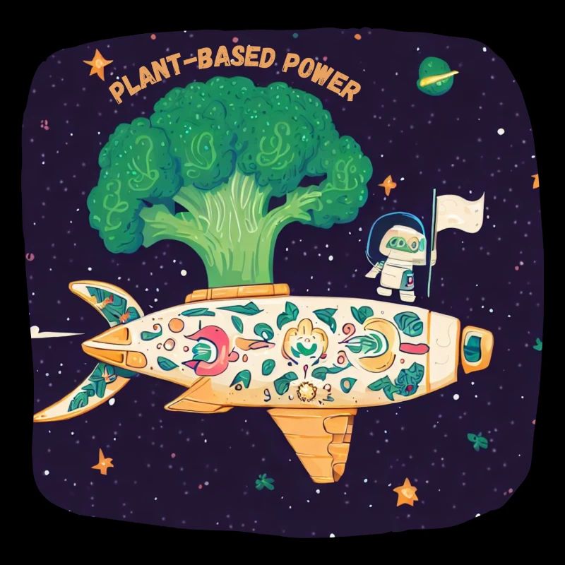 Broccoli powered spaceship plant based power