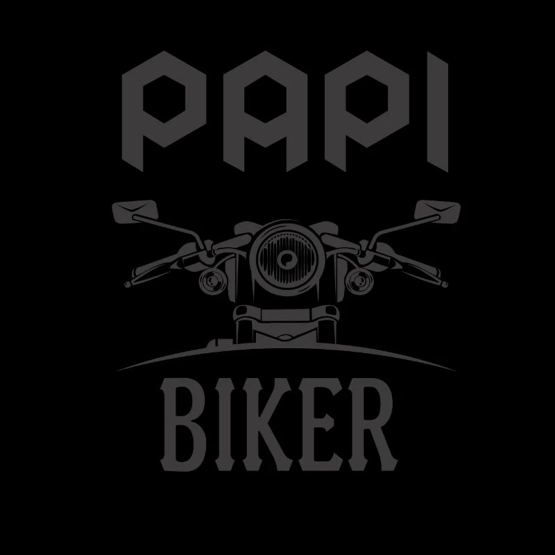 Papy biker motard