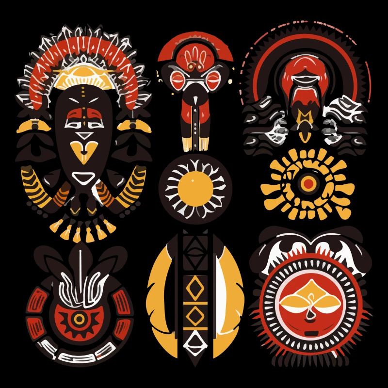 Afrikanische Folklore