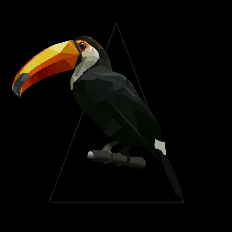 Tucan Low Poly by armadillo TShirt