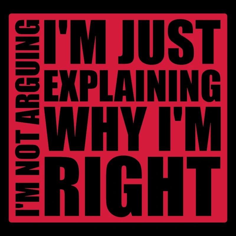 I m not arguing