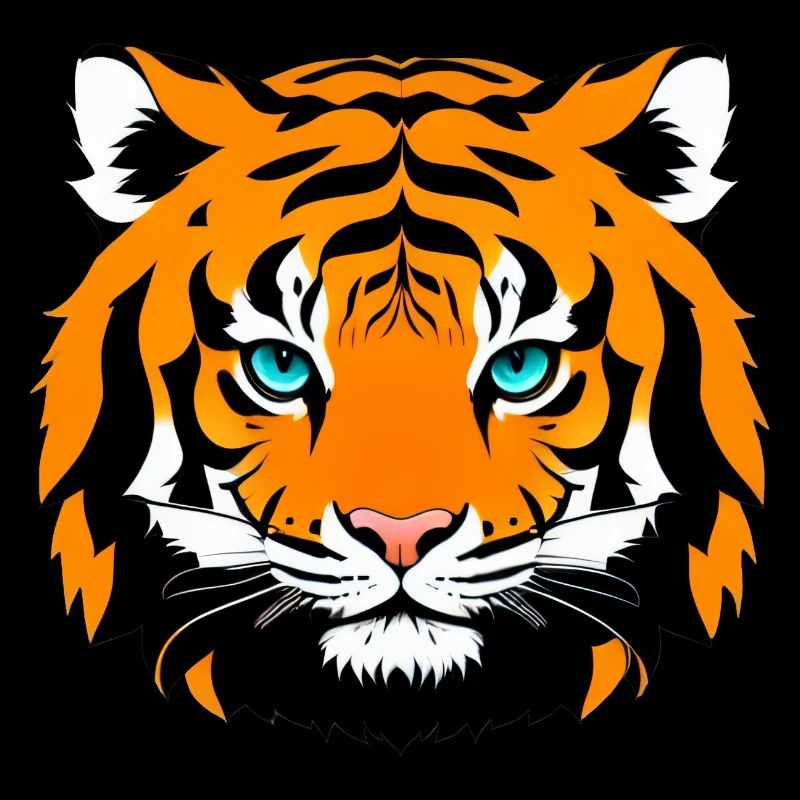 Comic Tiger Mignon Drôle Cool Dessin animé 8