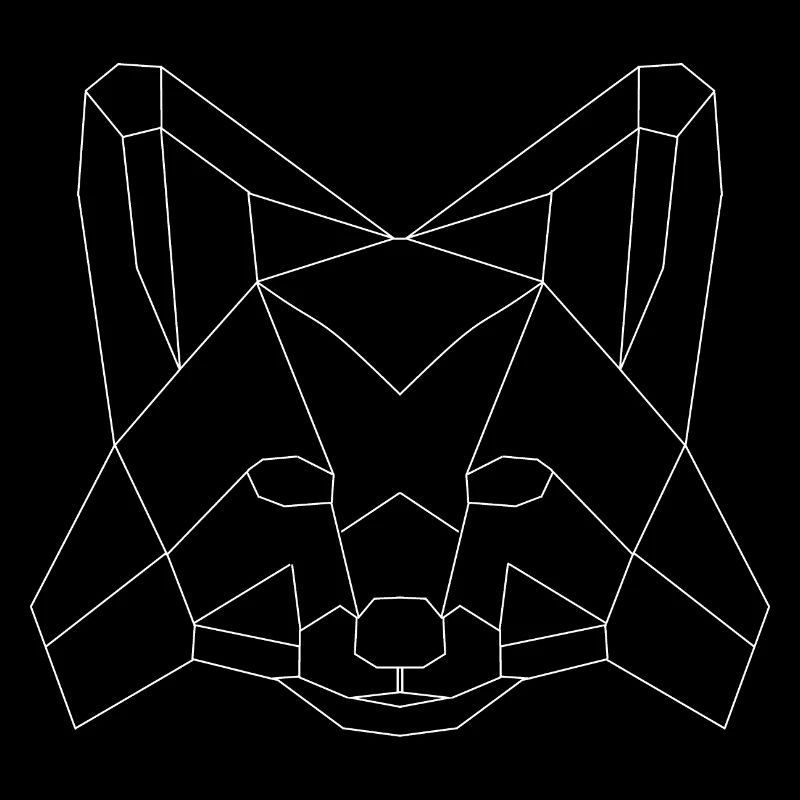 Fuchs Polygone weiss