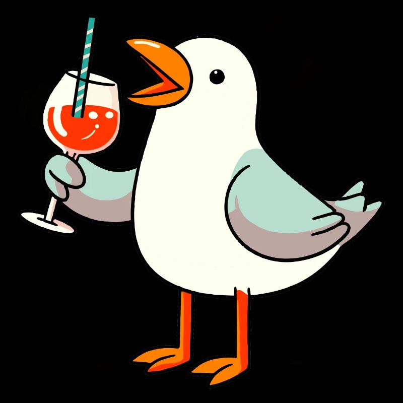 Nordsee Möwe Aperitif Aperoli Spritz Campari Drink
