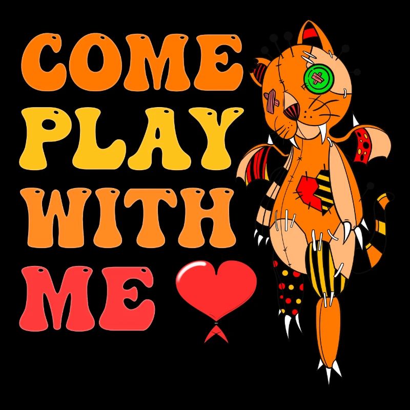 Come Play With Me Vampire - Kitten Gift