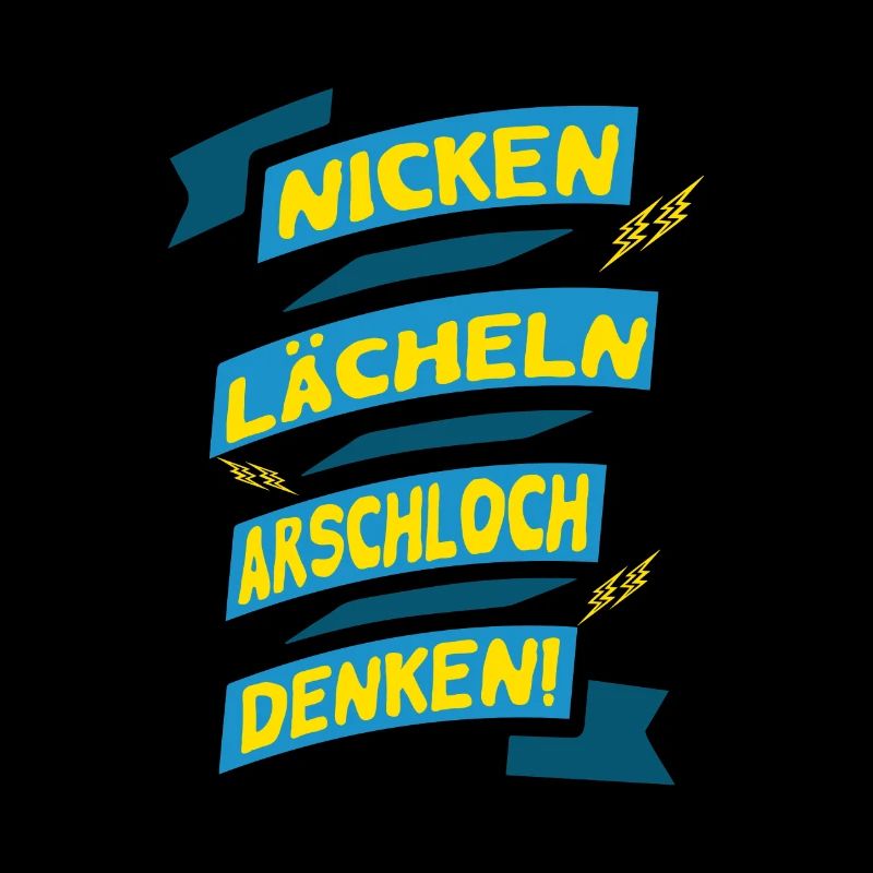 Nicken Lächeln A....loch Denken!!!
