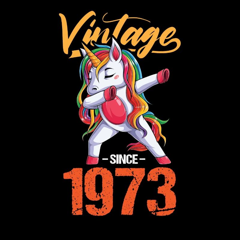 Geburtstag 1973 73 Einhorn Dab Jahrgang Geschenk