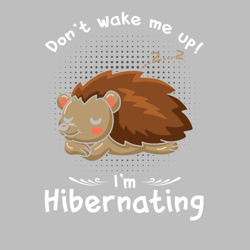 Winterschlaf Weck mich nicht Igel
