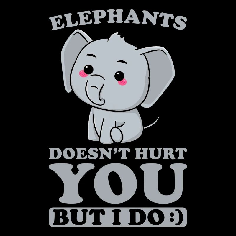 Elephants ne vous fait pas de mal, mais je le fais