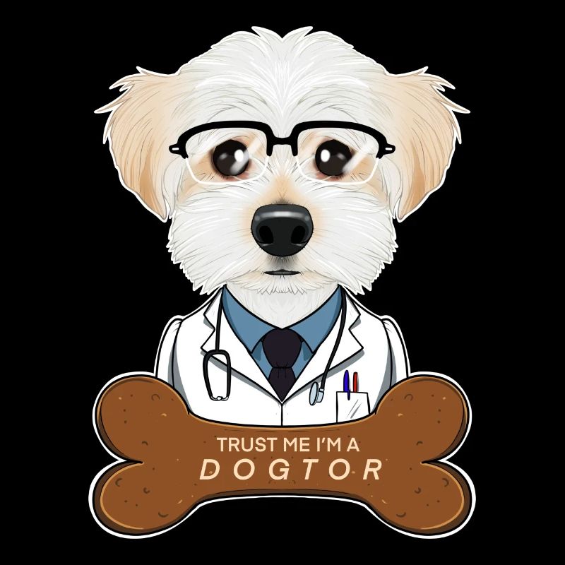 Veterinary Maltese Trust Me Im A Dogtor