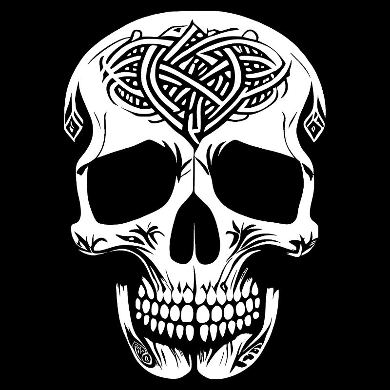 Skull Celtic style