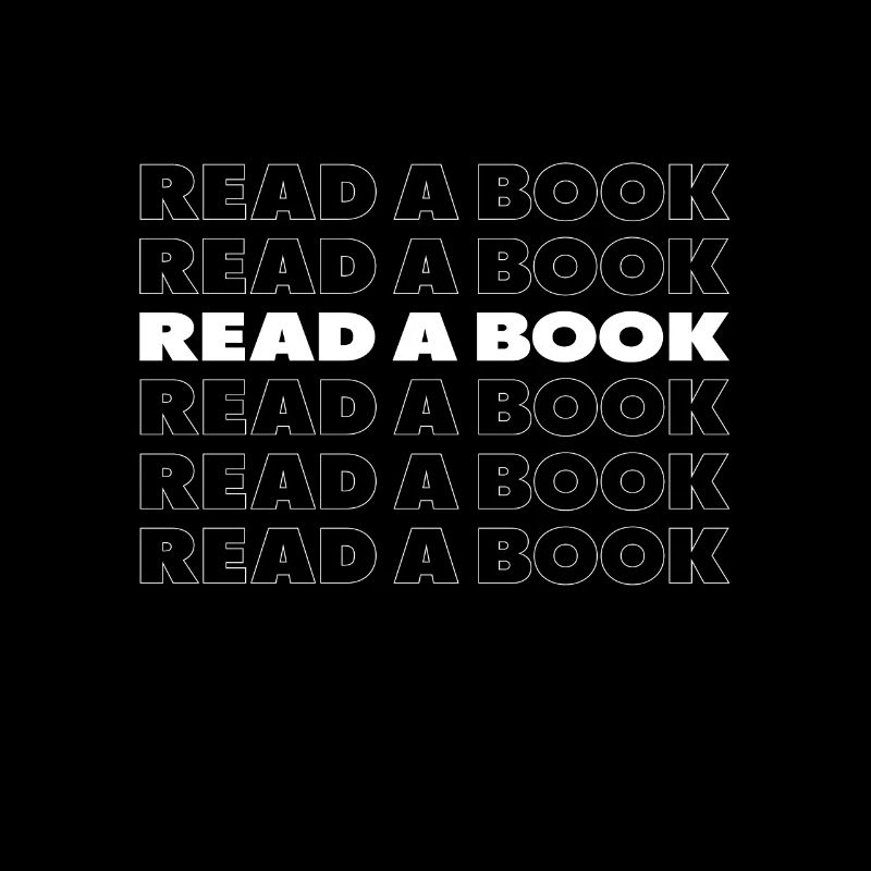 Read A Book Text Quote Booklover Reading Nerds