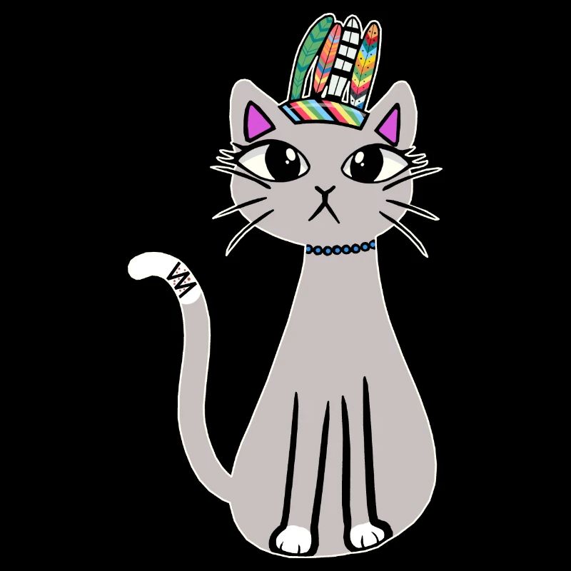 Chamane Chat Chaton Chaman Chat Enfants
