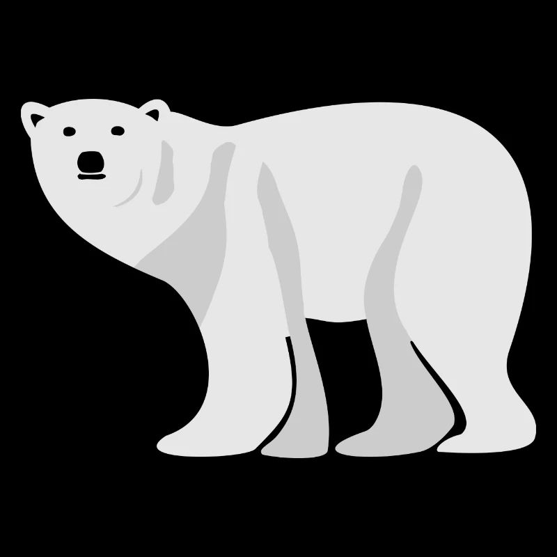 Einsamer Eisbär