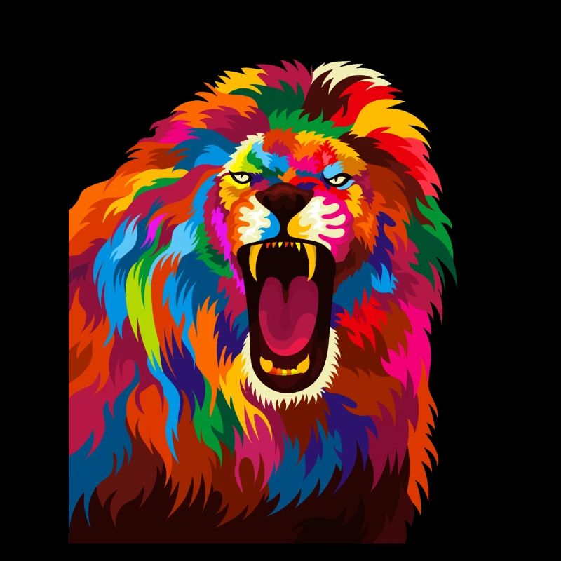 Rainbow Lion