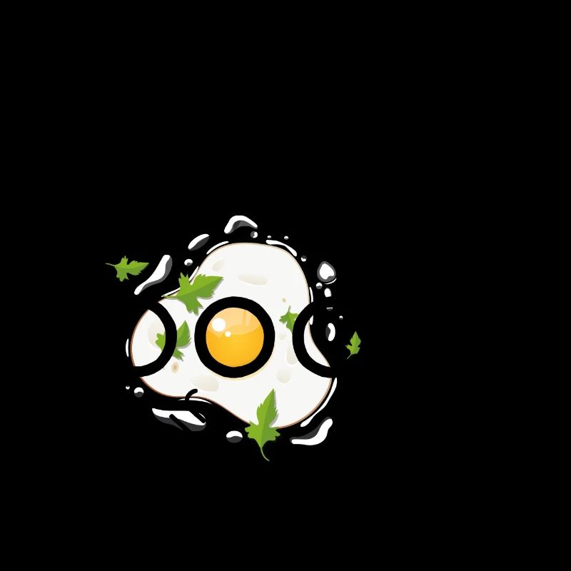 Huhn Design mit Spiegelei - lustiger Tier Spruch