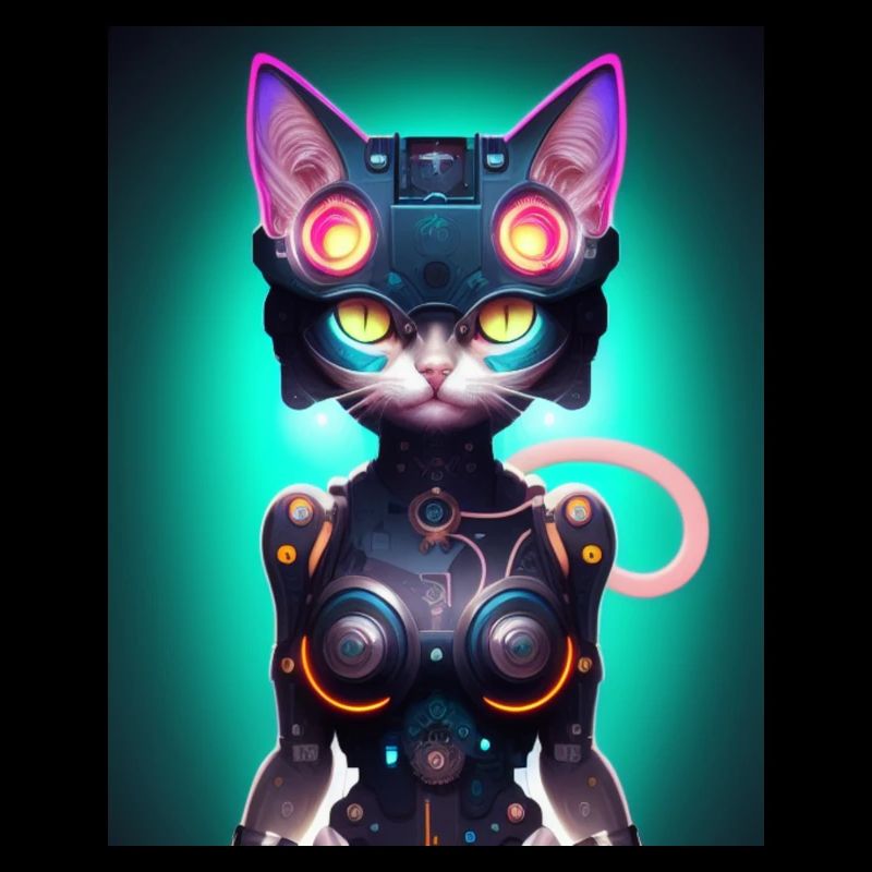Conception Cyborg Cat