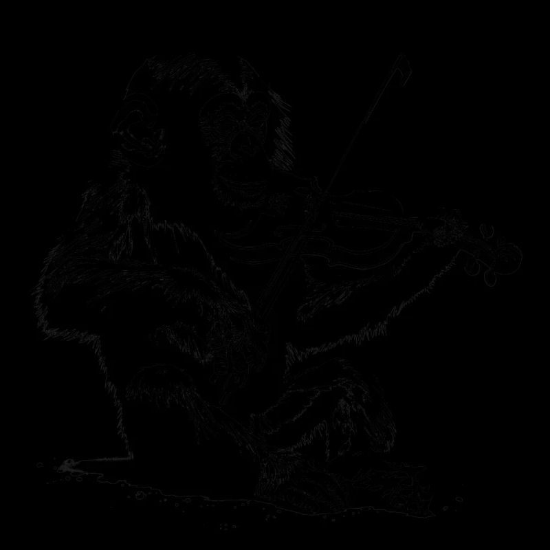 Violon Violon dans Monkey Orchestra Banksy Style