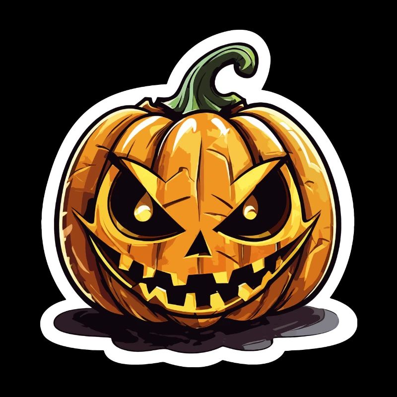 Menacing Jack o' Lantern Pumpkin