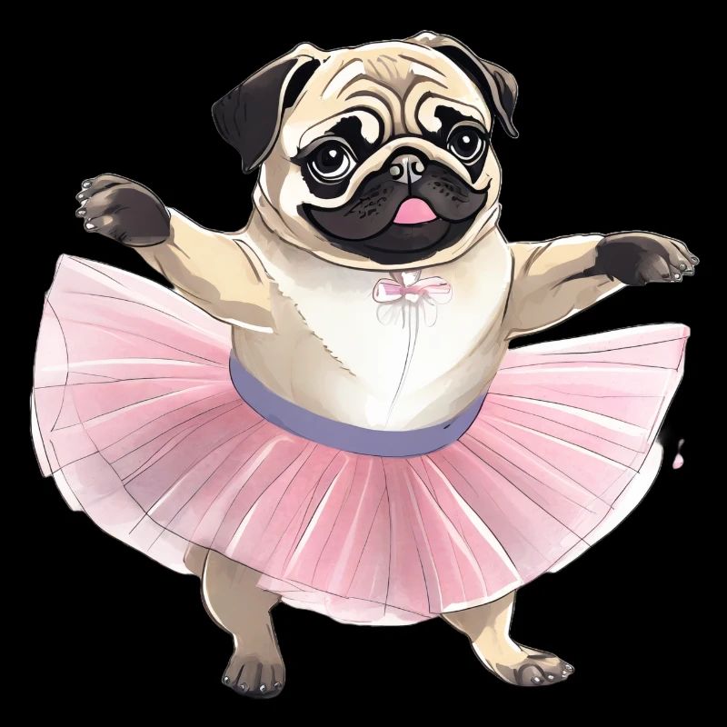 tanzender Mops