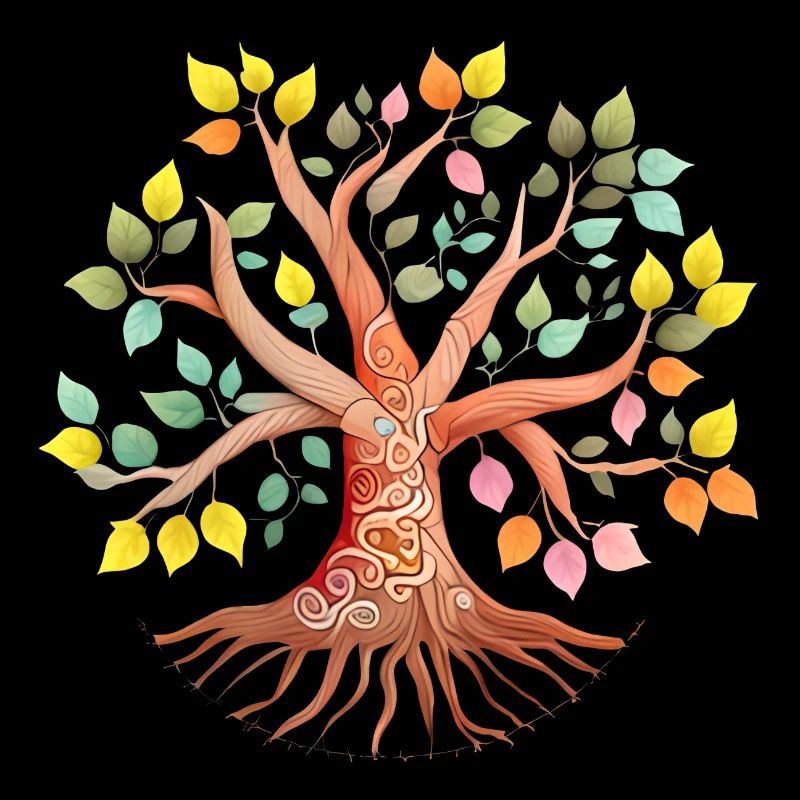Lebensbaum Keltischer Baum des Lebens Yoga