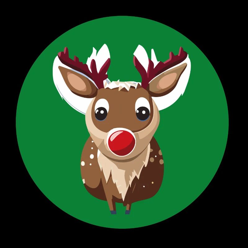 Rentier Rudolph Weihnachtspullover