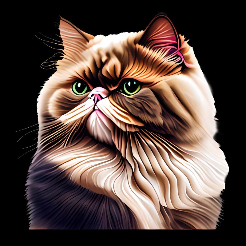 Chat persan, chat de la forêt, chat, chaton, matou