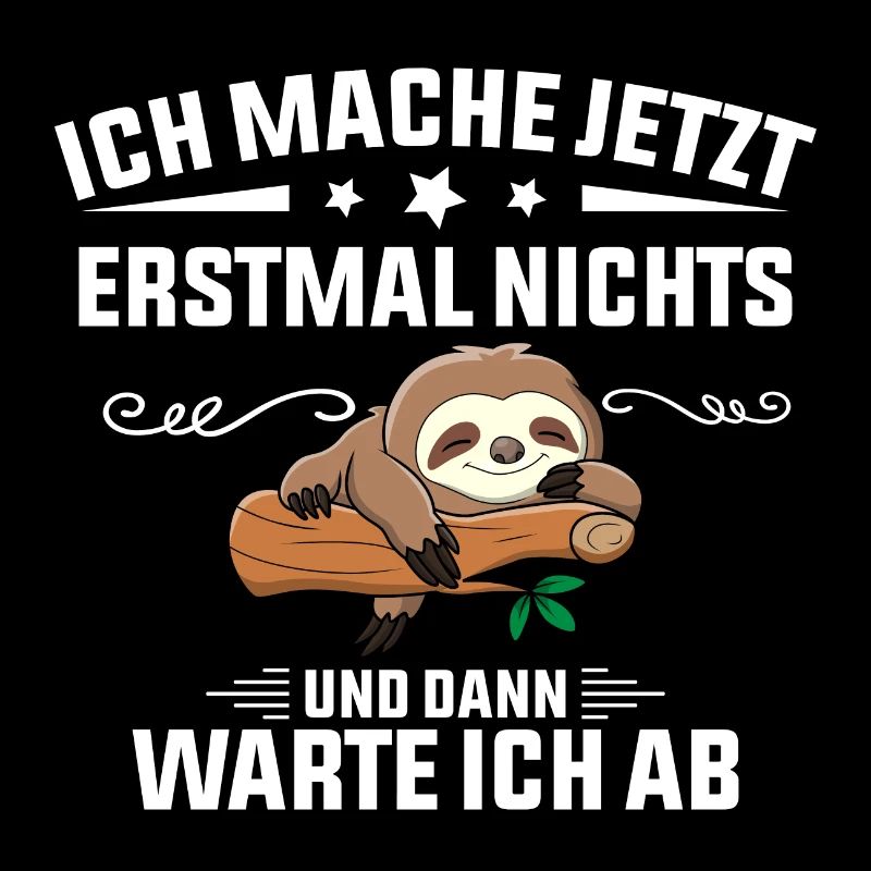 Ich Mache Jetzt Erstmal Nichts Funny Sloth