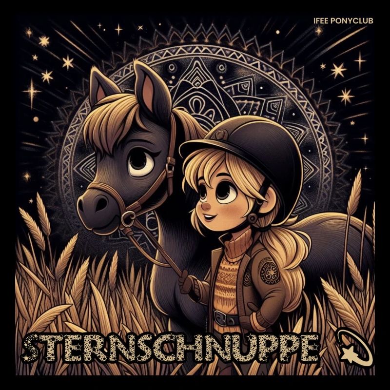 Sternschnuppe im Kornfeld
