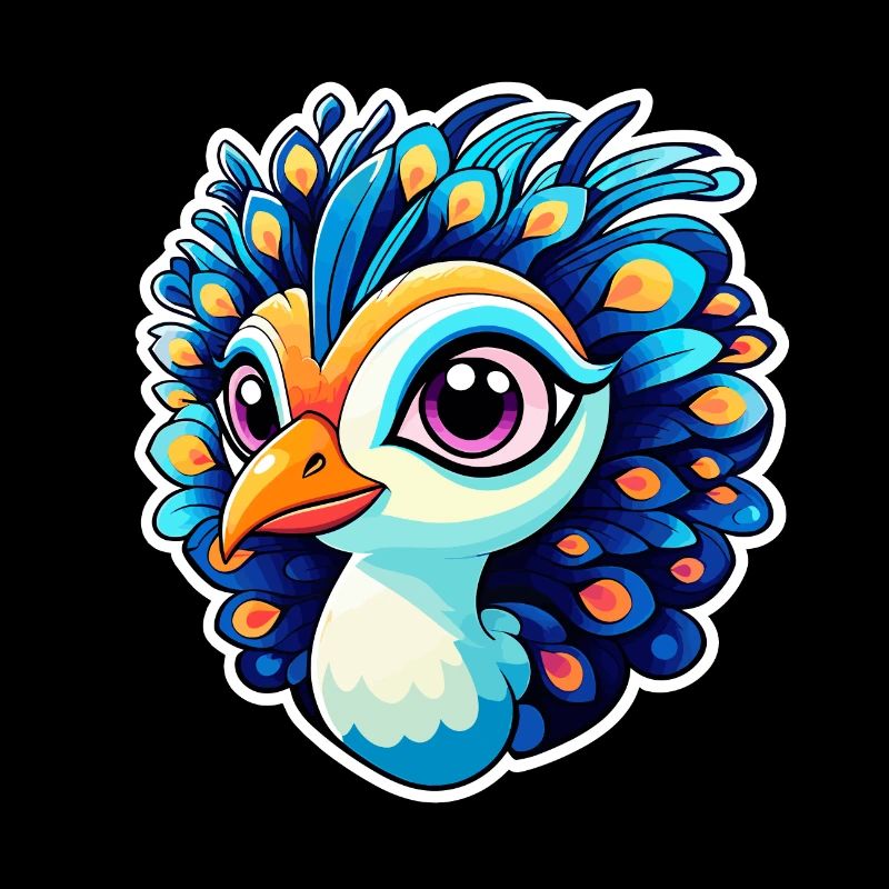 Peacock Bird Drawing