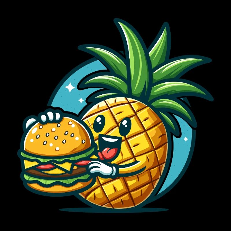 Pineapple burger