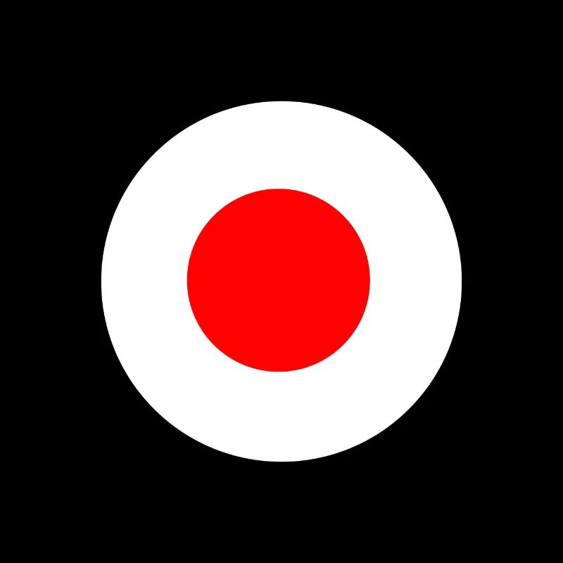 Mod target roundel black red