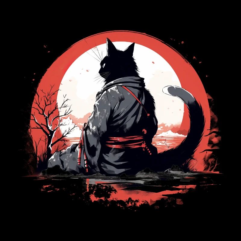 Samurai cat