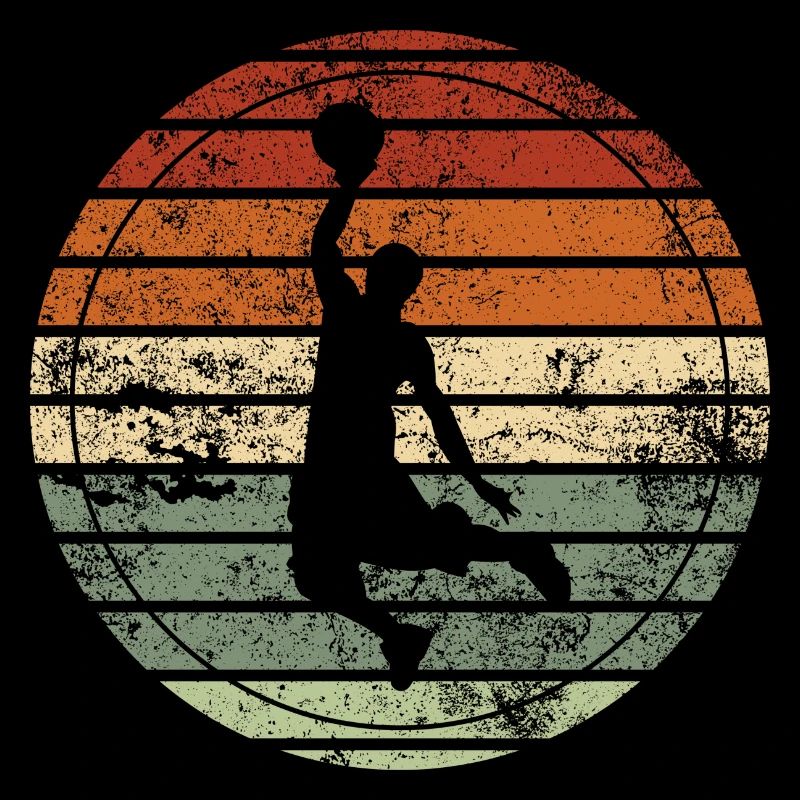 Retro Basketball - Vintage-Geschenkidee