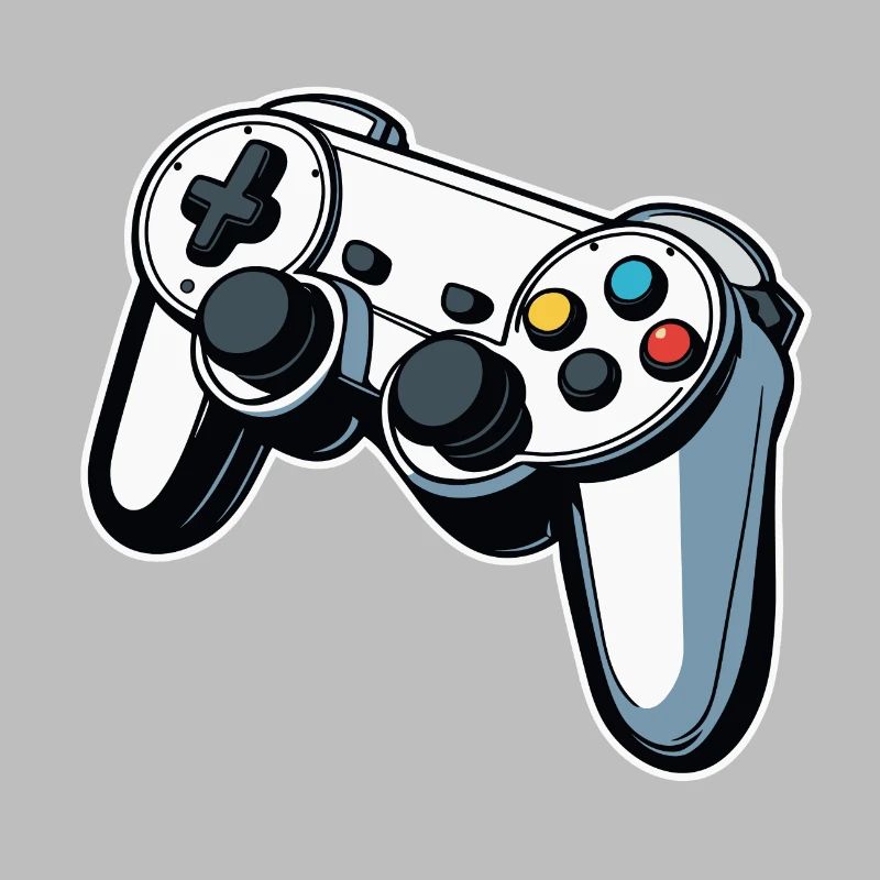 Controller White Illustration