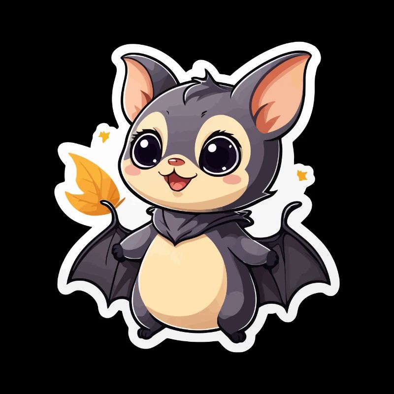 Bat Cute Illustration