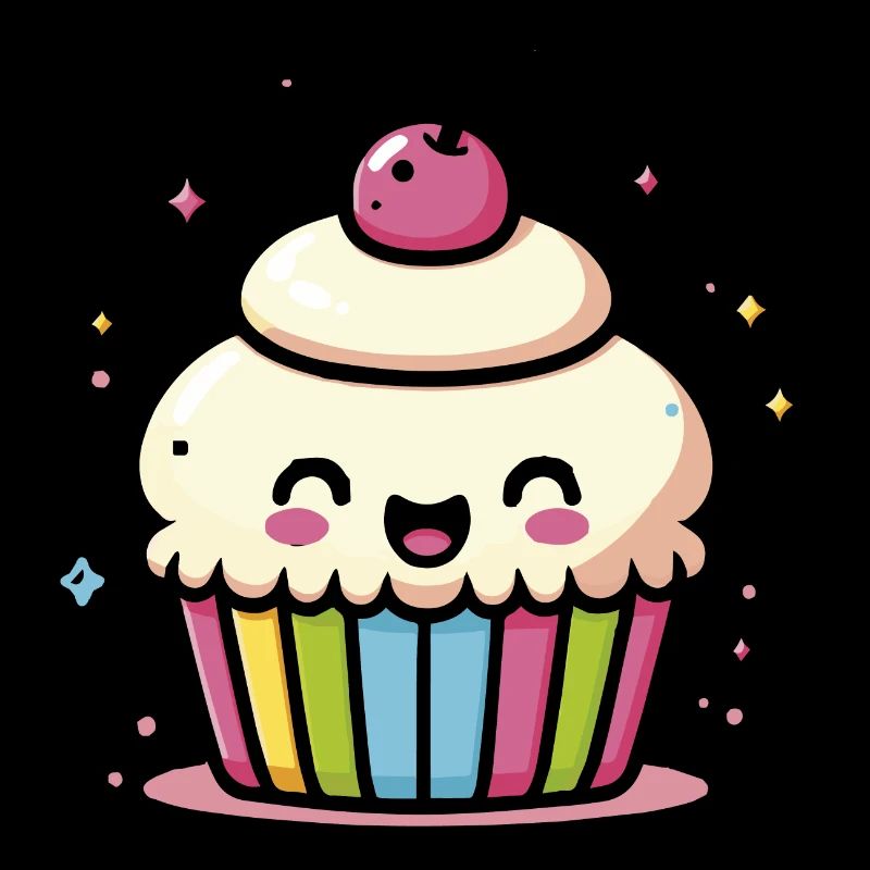 Kawaii Süßer Cupcake
