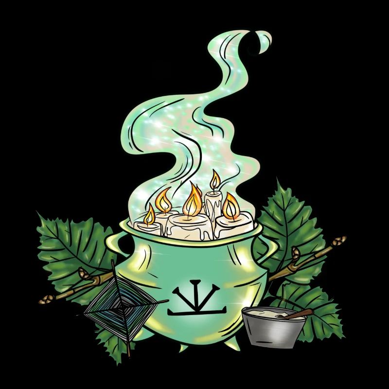 Chaudron de la sorcière Imbolc